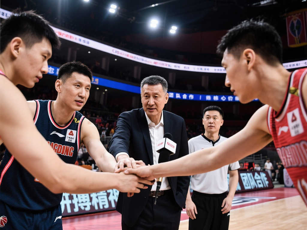 CBA季后赛媒体日：主教练坦然回应记者提问